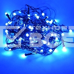 Гирлянда светод. Funray Минишарики, SE-MINI-110B, 10М, 100LED, синий, темно-зел. шн. 0,7м, контр.,, фото 1