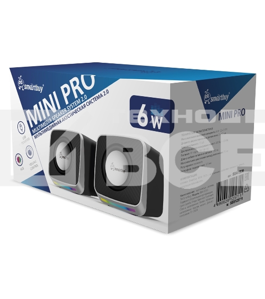 Портативная колонка Smartbuy (SBA-5550) MINI PRO черный