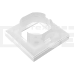 Рамка Эпика 1-местная, IP44, белая, пластик, фото7