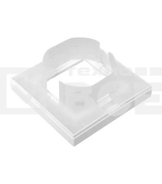 Рамка Эпика 1-местная, IP44, белая, пластик