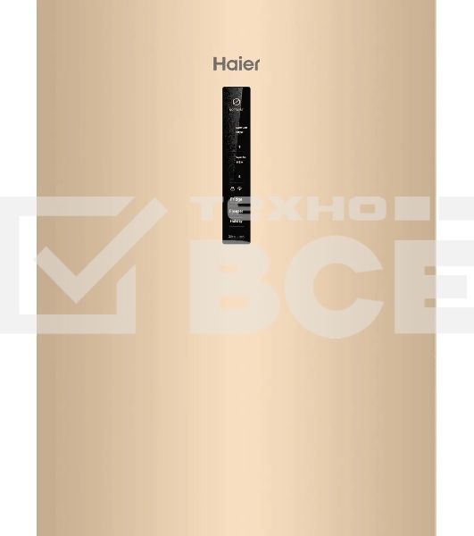 Холодильник Haier CEF538CGG золото двухкамерный 263/105л морозилка снизу, No Frost