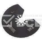 Насадка для МФИ Denzel отрезная полукруг., HSS, по металлу и дереву, 80 х 1,2 мм, мелкий зуб, фото6