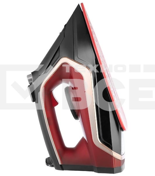 Утюг Centek CT-2313 RED 2600 Вт керамическая подошва, 350мл, паровой удар, самоочистка, капля-стоп