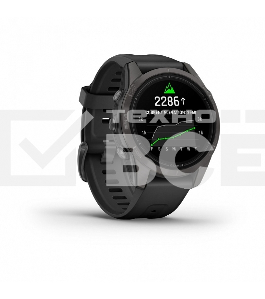 Смарт-часы Garmin Epix Pro Gen 2 Sapphire 30.4мм 1.2' AMOLED корп.черный рем.черный (010-02802-15)