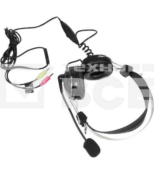 Гарнитура проводная A4Tech HS-7P, черный