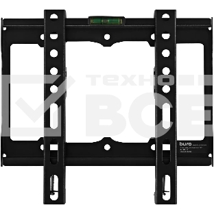 Кронштейн для телевизора Buro FX1S черный, 15'-48' макс. 25 кг, настенный, фиксированный