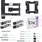 Кронштейн для телевизора Kromax GALACTIC-12 черный, 15'-42' макс. 25 кг, настенный, поворот и наклон, фото7
