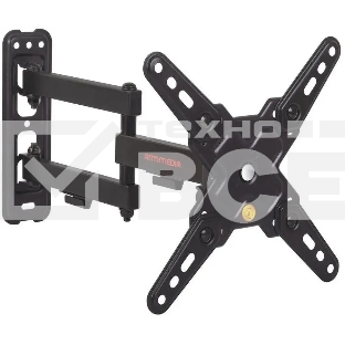 Кронштейн Arm media MARS-8 черный, 8 шт/уп. Кр. стал. настенный для TV 20'-43', max 25 кг, 4 ст св., нак. +5°-15°, пов. ±90° от ст. 66-370 мм. max VESA 200x200 мм.