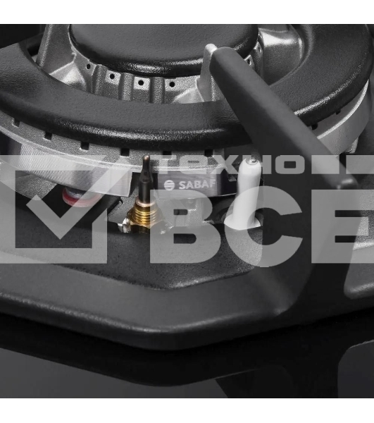 Газовая варочная панель Maunfeld EGHG.64.23CB/G, 4 конфорки, закаленное стекло, черный