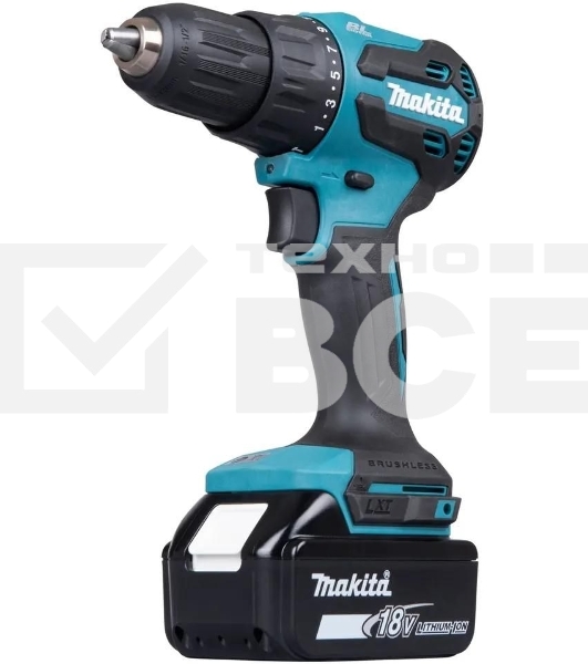 Дрель-шуруповерт Makita DHP490SFJ аккум. патрон:быстрозажимной