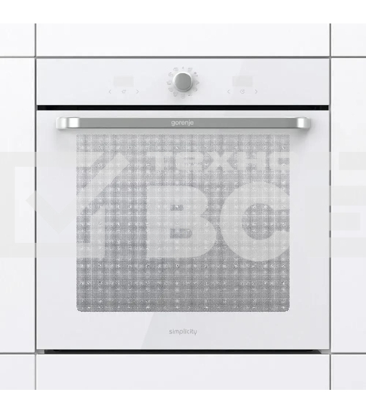 Духовой шкаф Gorenje BOS6737SYW, 77л, дверца с 2 стеклами, белый