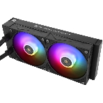 Водяное охлаждение для процессора Thermalright Grand Vision 240 (240mm, LED, Black, ARGB/Fans: 2x120mm, 80.45CFM, 29.4dBA, 2150RPM/Pump height 72.5mm, 6400RPM, Rad thickness 27mm/S: 1700, 1200, 1851, 115X, 2011, 2066, AM5, AM4), фото9