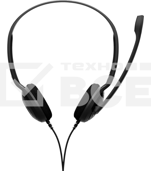 Гарнитура EPOS PC 3 Chat чёрный, проводная, 2 x mini jack 3.5 мм