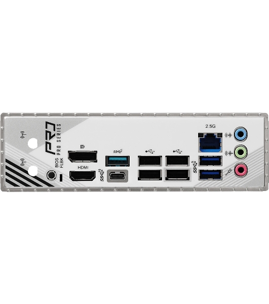 Материнская плата ASRock B650M Pro X3D, AM5, AMD B650, 4xDDR5, 4xSATA, 3xM.2, 1xPCIe 5.0 x16, 1xPCIe 4.0 x4, 1xHDMI, 1xDP, 1x2.5Gb LAN, 1xUSB-C 10Gbps, 1xUSB-A 10Gbps, 2xUSB-A 5Gbps, 4xUSB-A 2.0, 3x3.5 мм, 7.1, mATX