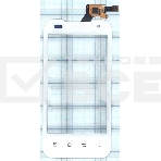 Сенсорное стекло (тачскрин) для LG P990 Optimus 2X, белое, фото 1