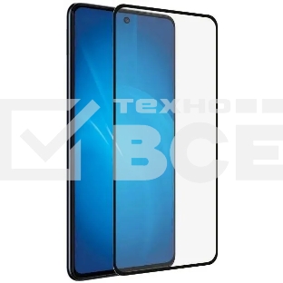 Защитное стекло для экрана DF sColor-121 черный для Samsung Galaxy M52 2.5D  черный