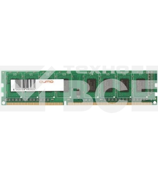 Оперативная память Qumo, DDR3, 4GB (1x4 GB), 1600 MHz, CL11, DIMM