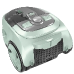 Пылесос Eurostek EVC-KP05С серый/бирюзовый, 400/2600 Вт, уборка сухая, пылесборник контейнер 2.5 л, фото3