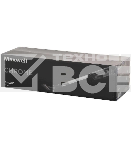 Пылесос вертикальный Maxwell MW-3247 черный, питание  от аккумулятора, 120 Вт, уборка сухая, пылесборник 0.4 л, работа от АКБ max 35 мин