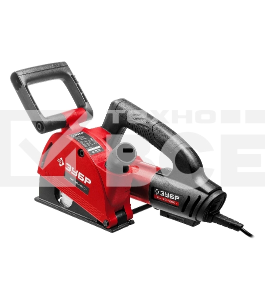 Штроборез ЗУБР ЗШ-30-1200 Тглубина паза 30 мм, 125 мм, пылезащита, подключение пылесоса,1200 Вт