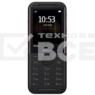 Мобильный телефон Nokia 5310 (2024) TA-1603 Dual Sim черный/красный