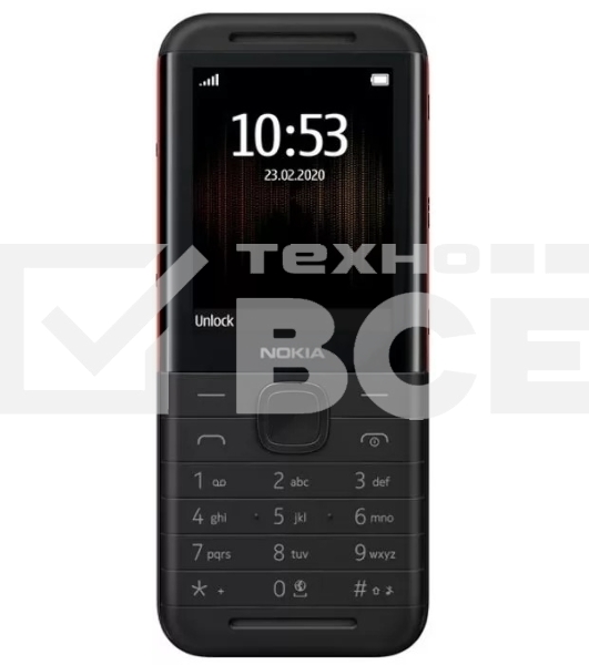 Мобильный телефон Nokia 5310 (2024) TA-1603 Dual Sim черный/красный