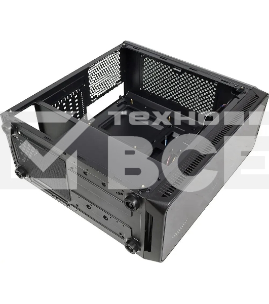 Компьютерный корпус Accord JP-X черный без БП ATX 2xUSB2.0 1xUSB3.0 bott PSU