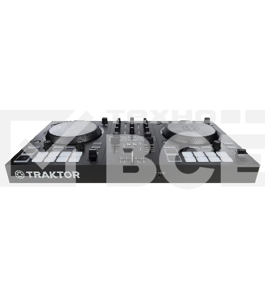 Контроллер DJ [25421] Native Instruments [Traktor Kontrol S2 MK3] 2-х канальный, для Traktor Pro/DJ, 16 RGB пэдов, аудио интерфейс 24бит/96кГц, 2-х канальный микшер, микрофонный вход, 2 стерео выхода (линейный и 3.5 мм TRS), выход на наушники