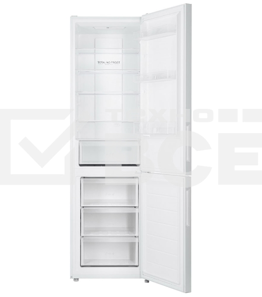 Холодильник Haier CEF537AWD белый двухкамерный 263/105 л морозилка снизу, No Frost