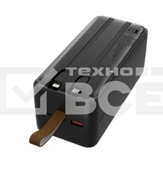 Портативный аккумулятор MORE CHOICE (4620202552853) PB59-50 50000mAh 1USB+1Type-C+1micro-USB 3.0A, черный