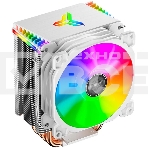Кулер JONSBO CR-1400 White LGA1700/1200/115X/AM4 (24шт/кор, TDP 125W, PWM, 92мм ARGb Fan, 4 тепловые трубки, 4-pin, белый) Retail, фото 1