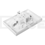 Розетка 2-м EKF UP1-SOW-210 СП Эпика 16А с заземл. без защ. шторок с рамкой механизм бел., фото3