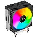 Кулер для процессора CBR CBR-CC-3190-RGB-PWM Al+Cu, 3 heat pipes, Socket 775/1366/1155/1156/1150/1151/1200/1700/AM2/АМ2+/АМ3/AM3+/FM1/FM2/AM4/AM5, TDP 190W, 120mm Fan, 2300RPM, HB, RGB, PWM, 36db, фото3