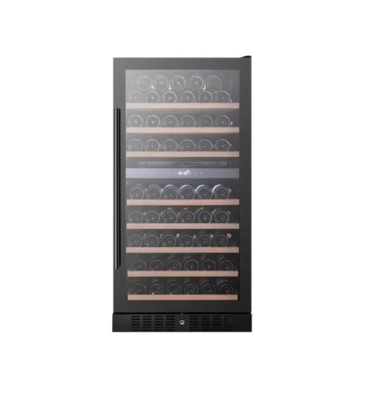 Винный шкаф Temptech CL120DB черный, 261 л, 2 отсека, 94 бут., класс G