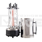 Шашлычница электрическая Centek CT-1460 1000Вт, Кварц нагр, Рецепты, 5 шамп (310мм), вращ 12раз/мин+ колба!, фото4