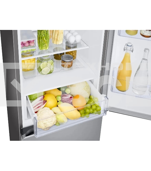 Холодильник Samsung RB34C600ESA/EF серебристый двухкамерный морозилка снизу