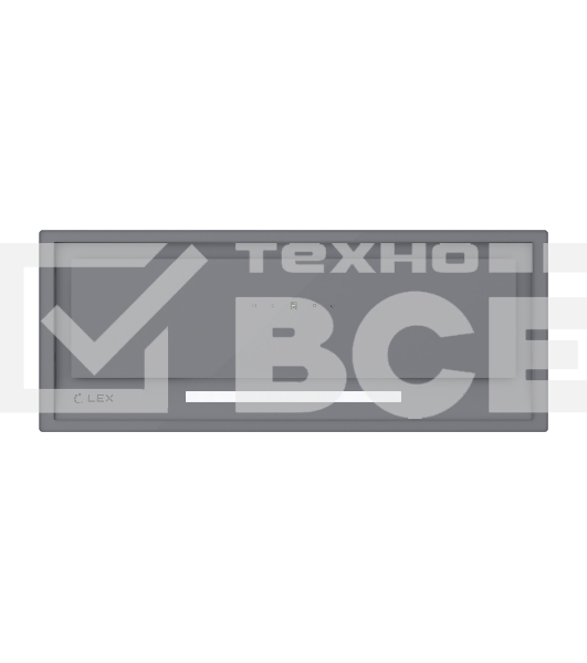Вытяжка кухонная встраиваемая LEX Hyper 900 GS GR серый, управление сенсорное (1 мотор)