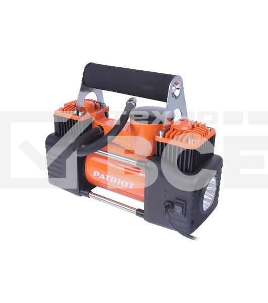 Компрессор автомобильный PATRIOT CC 1660 черный/оранжевый