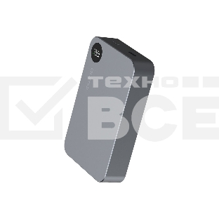 Портативный аккумулятор QUMO Future Magnetic PowerAid 10000mAh W15 темно-серый FMPA-10C-S1