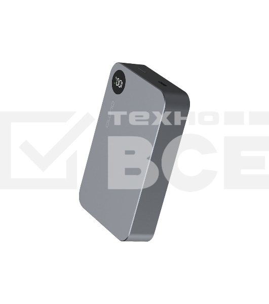 Портативный аккумулятор QUMO Future Magnetic PowerAid 10000mAh W15 темно-серый FMPA-10C-S1