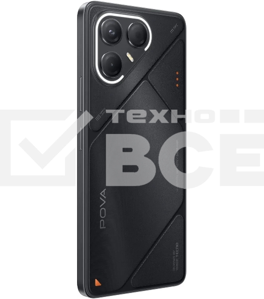 Смартфон Tecno Pova 7 5G LJ7, 8/256Gb, черный