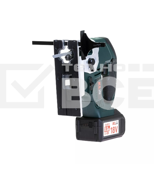 Лобзик электрический профессиональный бесщеточный KLPRO KLDT18B-80 (18В, Li-ion-2шт, 8.0А·ч, патрубок для пылесоса, полотна (дерево/металл, З/У-4А, кейс)