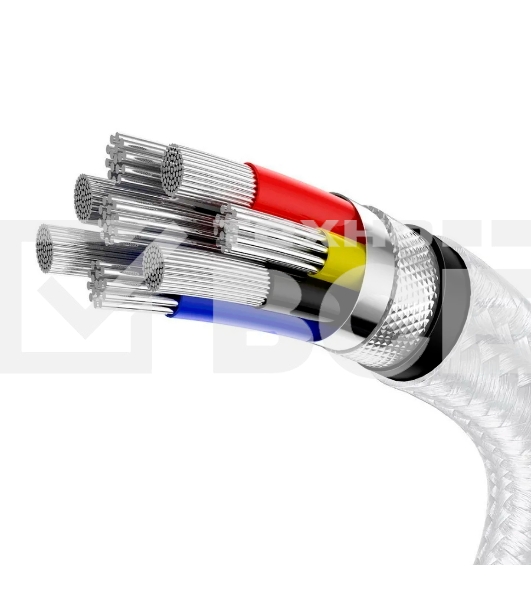 Кабель Baseus Cafule 1m белый