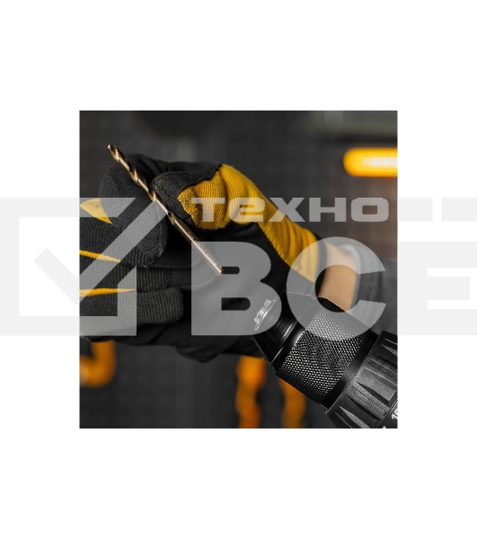 Сверло по металлу Denzel 4,8 мм, HSS Co-8%