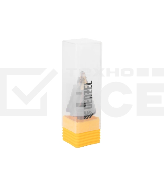 Сверло ступенчатое Denzel 9-12-15-18-21-24-27-30-33-36 мм, Р6М5К5, 6-гр. хвостовик 723615