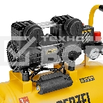 Компрессор безмасл. малошумный Denzel DLP-950/24, 950 Вт, 24 л, 2850 об/мин, 170 л/мин, фото2