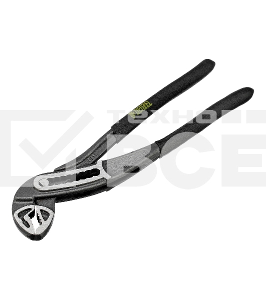 Клещи переставные Denzel обливные рукоятки, 180 мм