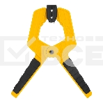 Струбцина клещеобразная Denzel усиленная 65 х 50 мм, двухкомпонентные рукоятки, фото5