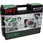 Гайковерт ударный аккумуляторный DWT ABWP-20 DN-4C2 BMC /20В/350 Нм/2400 об.в мин/3000 уд.в мин/M12-M22/бесщеточный мотор/LED-подсветка/2 АКБ, 4 А·ч/ЗУ/кейс/черный (ABWP-20 DN-4C2 BMC), фото3