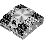 Кулер для процессора PCCooler RC400-53 (125W, 4-pin PWM, 53.5мм, Al/Cu, 4x6мм, 1x92мм, 43CFM, 31.2dBA, 2700RPM, S: 1851/1700/1200/20XX/115X, AM5/AM4, silver, black), фото3